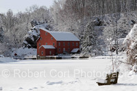 Clinton Red Mill in Winter